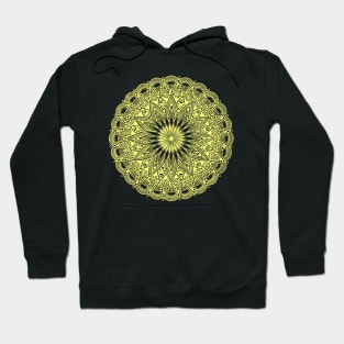 Mandala (pastel yellow) Hoodie